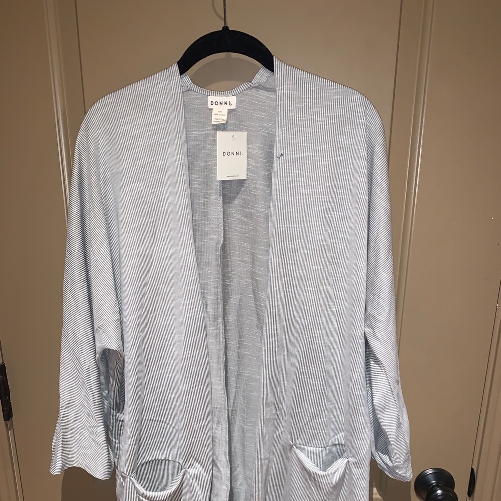Donni Rib Sweater Coat